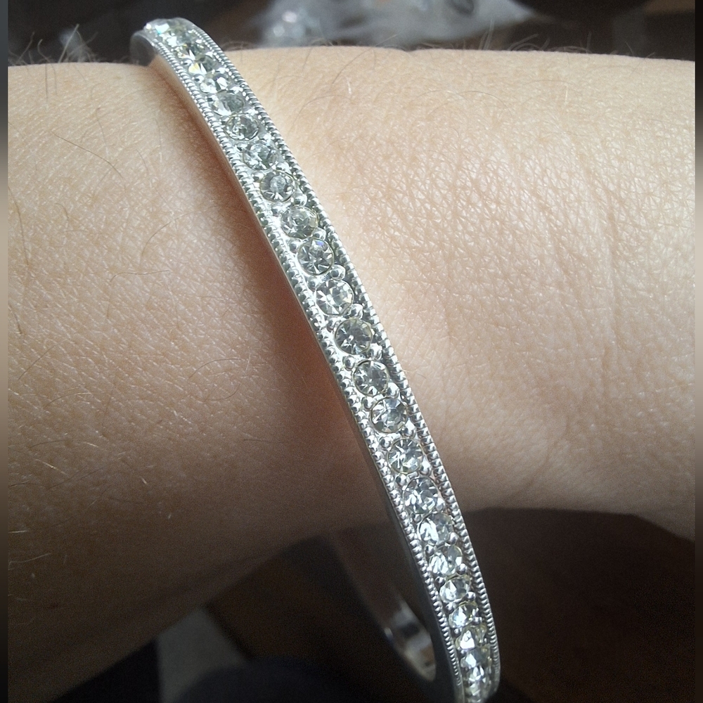 Swarovski Silver Crystal Pavé Bracelet